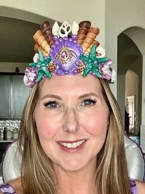 ✨🌊 "Mariel" – Handcrafted Mermaid Crown 🌊✨
